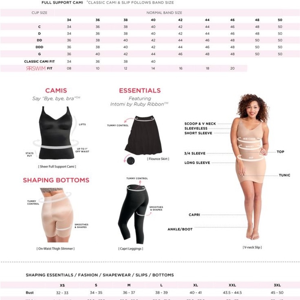 Ruby Ribbon Full Support Shapewear Cami - image 5